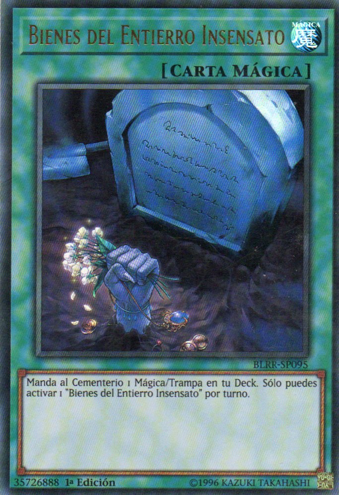 Bienes del Entierro Insensato BLRR-SP095 Ultra rare
