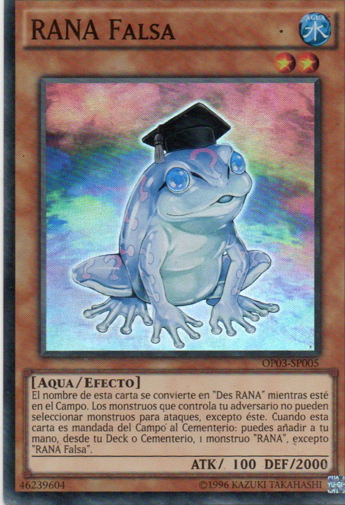 Rana Falsa OP03-SP005 Super rare