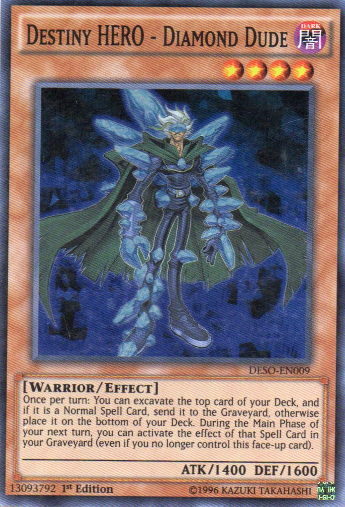 Destiny HERO - Diamond Dude DESO-EN009 Super rare