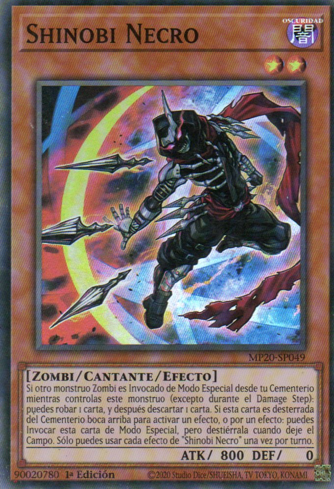 Shinobi Necro MP20-SP049 super rare