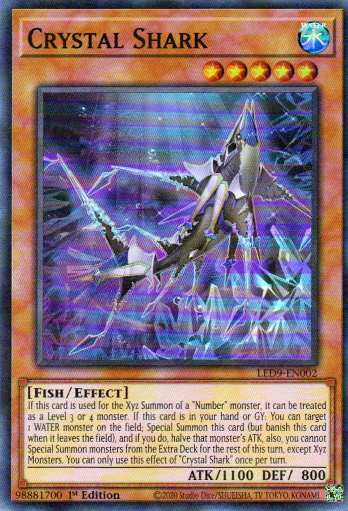 Crystal Shark LED9-EN002 Super rare