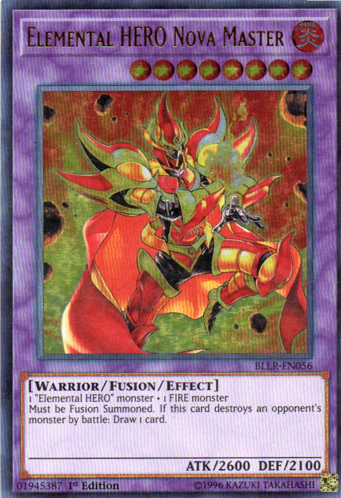 Elemental HERO Nova Master BLLR-EN056 Ultra rare