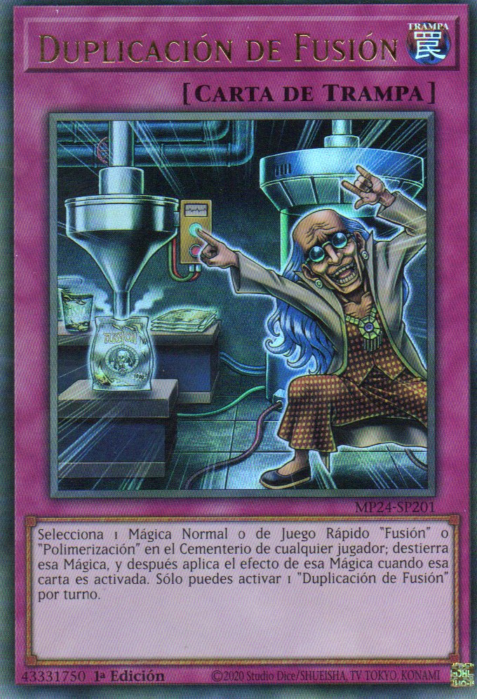 Duplicacion de Fusion MP24-SP201 Ultra rare