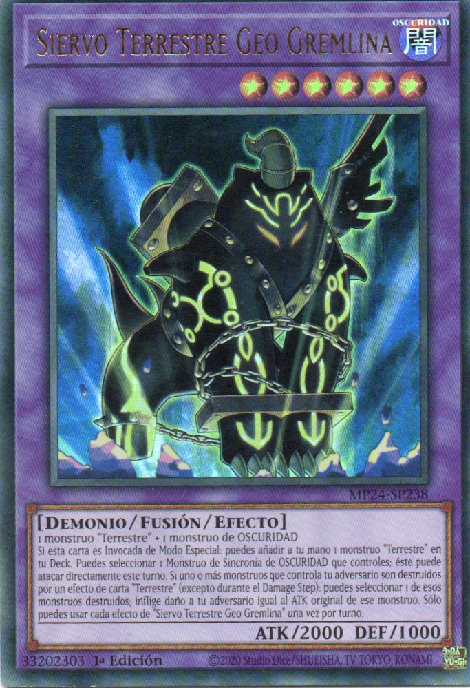 Siervo Terrestre Geo Gremlina MP24-SP238 Ultra rare