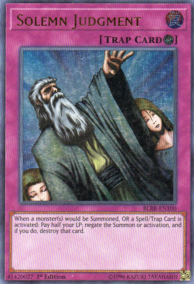 Solemn Judgment BLRR-EN100 Ultra rare