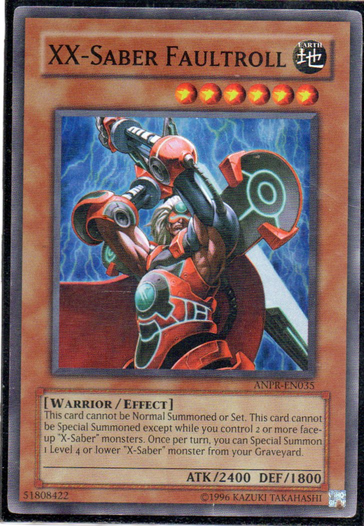 XX-Saber Faultroll ANPR-EN035 Super rare