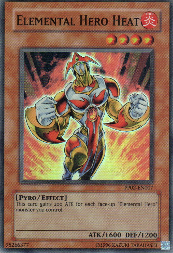 Elemental Hero Heat PP02-EN007 Super rare
