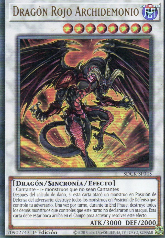Dragon Rojo Archidemonio SDCK-SP045 Ultra rare