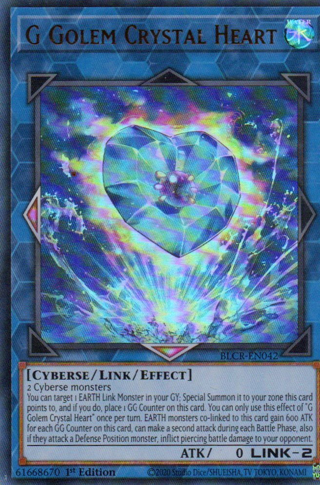 G Golem Crystal Heart BLCR-EN042 Ultra rare
