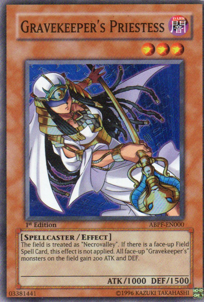 Gravekeeper's Priestess ABPF-EN000 Super rare
