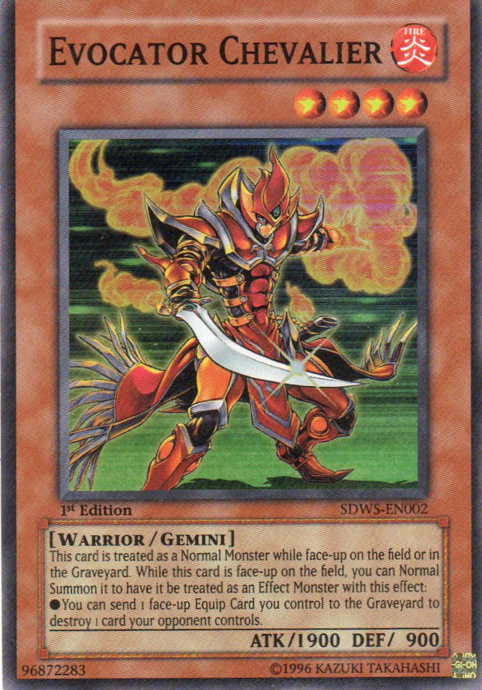 Evocator Chevalier SDWS-EN002 Super rare