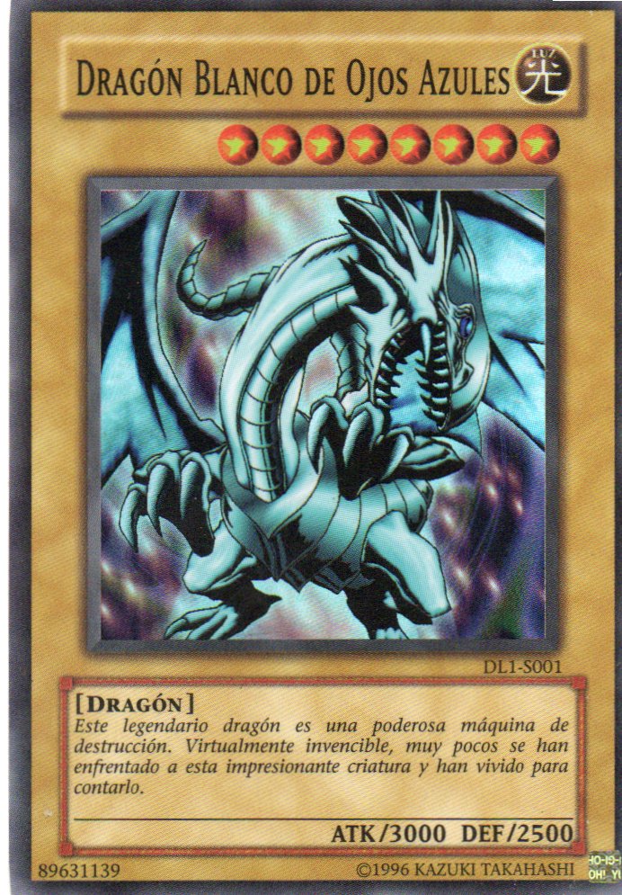 Dragon Blanco de Ojos Azules DL1-SP001 Super rare