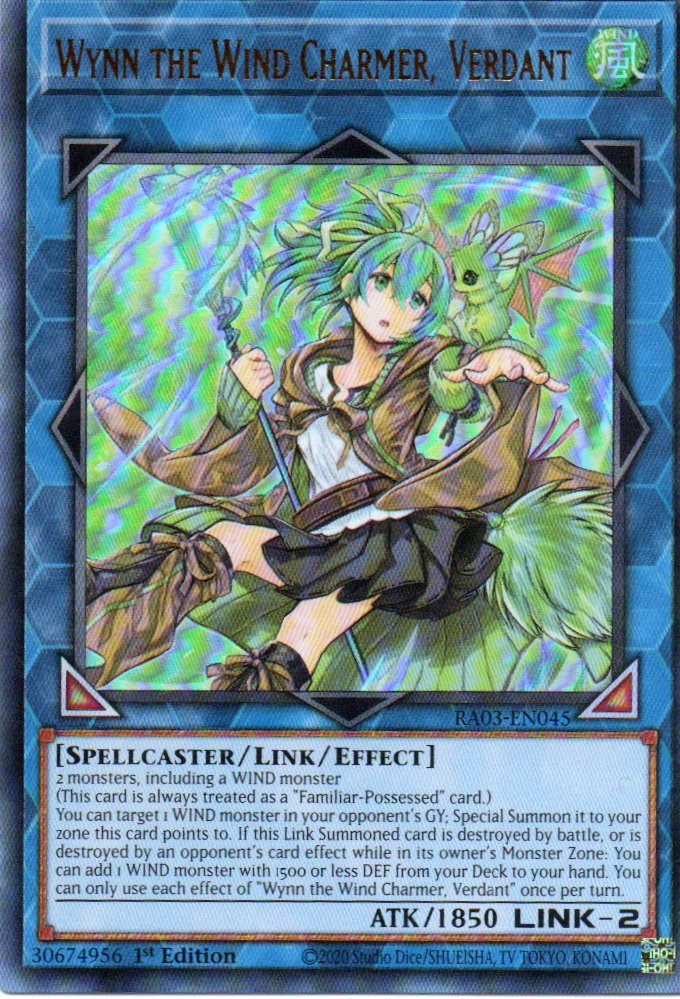 Wynn the Wind Charmer, Verdant RA03-EN045 Ultra rare