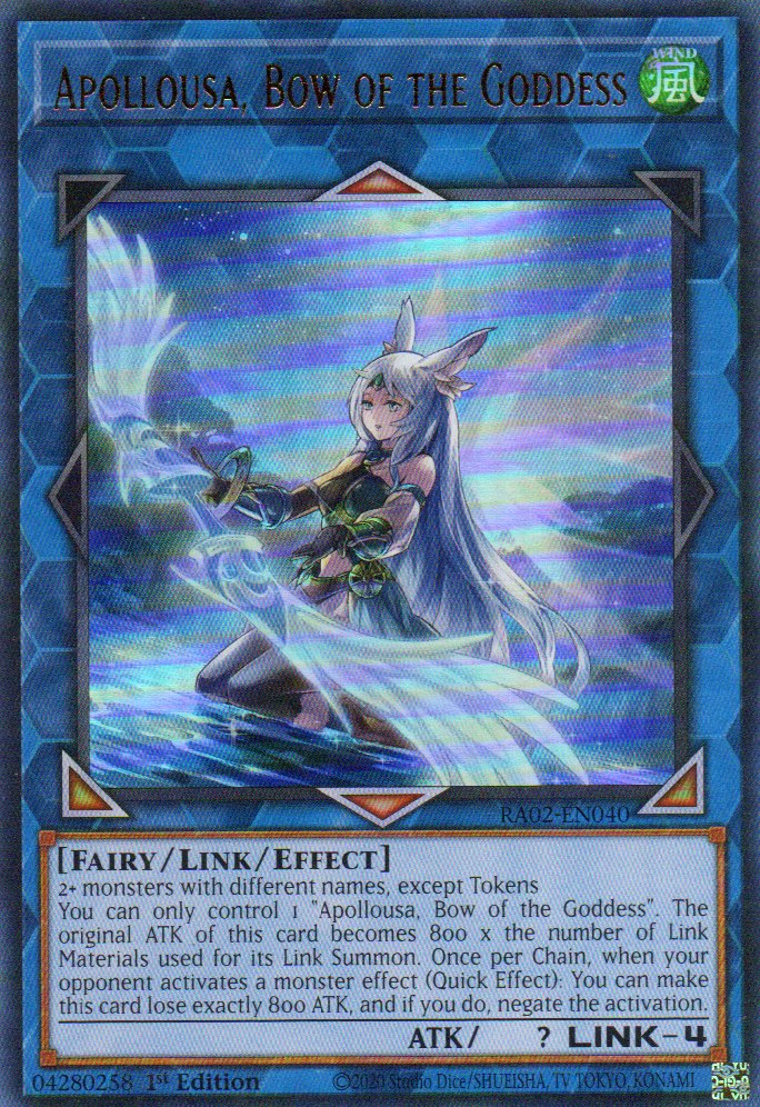 Apollousa, Bow of the Goddess RA02-EN040 Ultra rare
