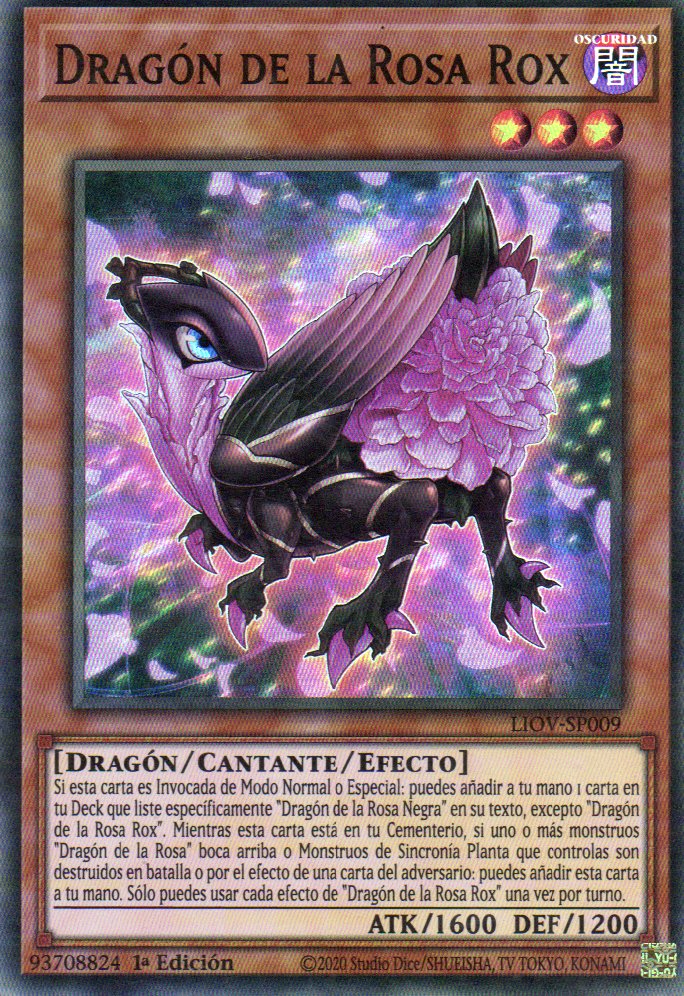 Dragon de la Rosa Rox LIOV-SP009 Super rare