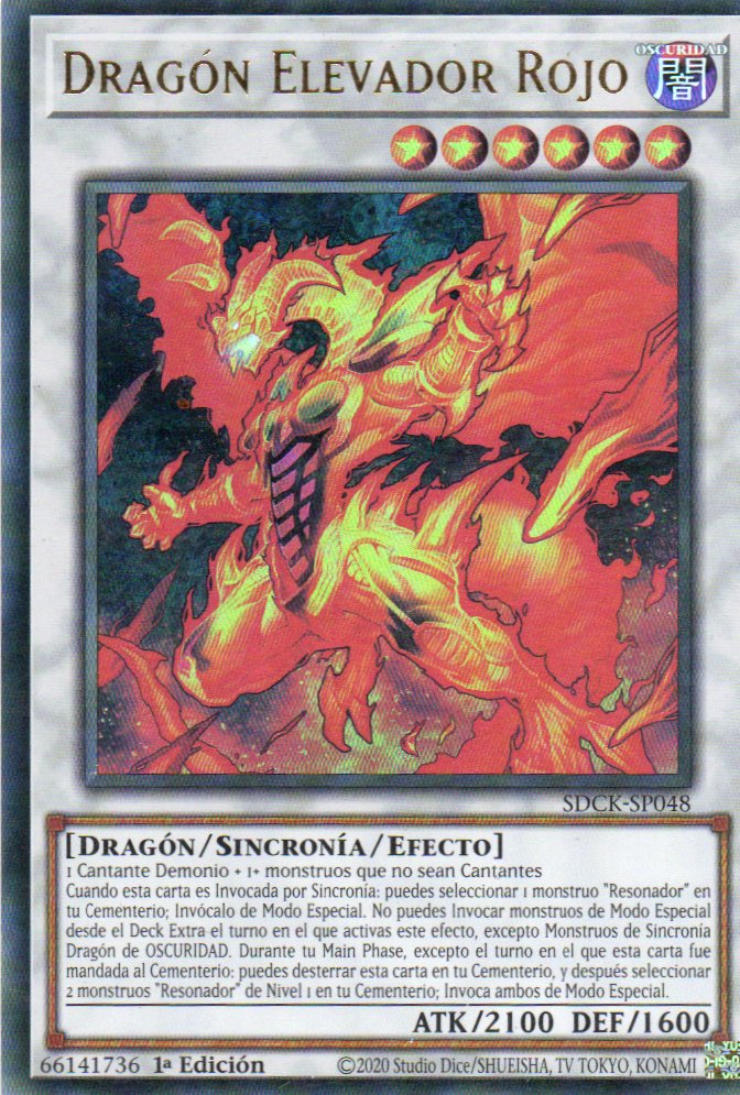 Dragon Elevador Rojo SDCK-SP048 Ultra rare