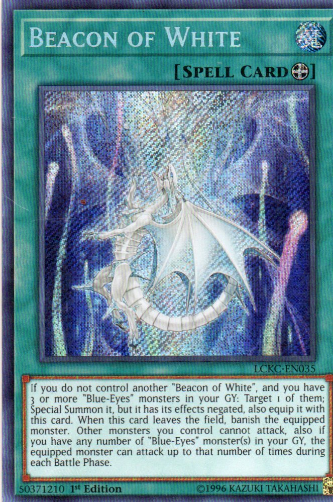 Beacon of White LCKC-EN035 Secret rare