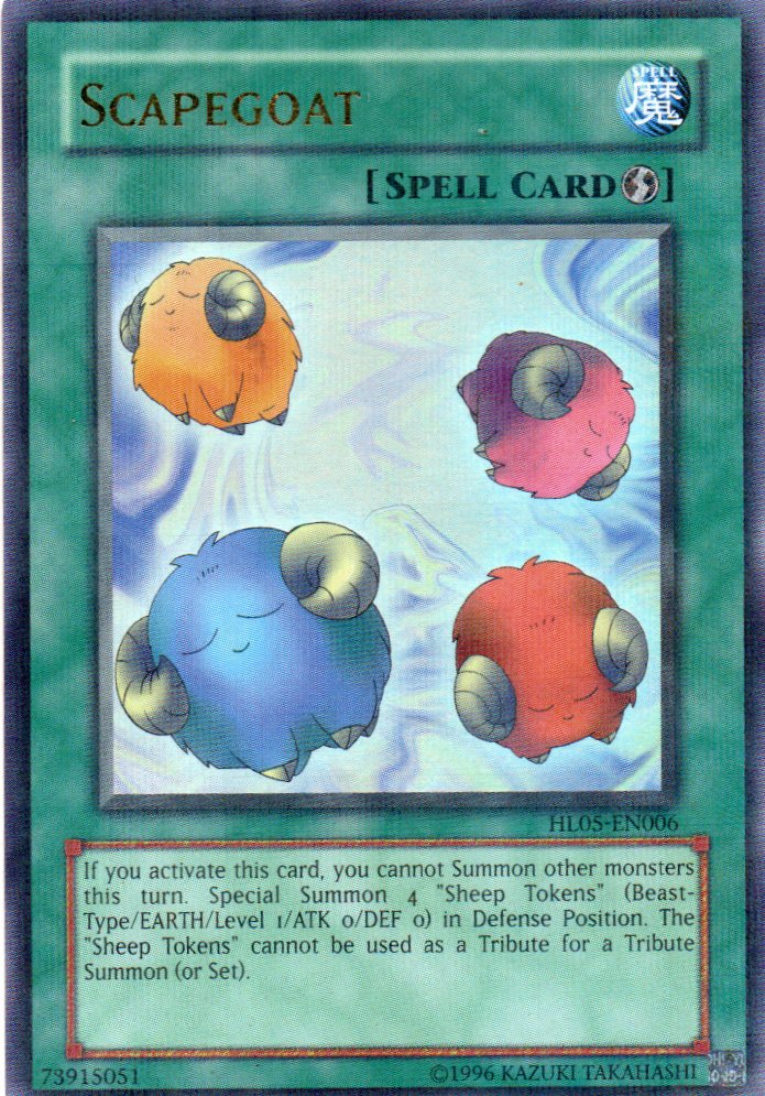 Scapegoat HL05-EN006 Secret rare