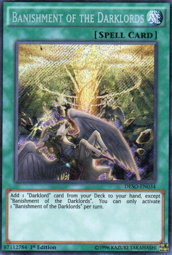 Banishment of the Darklords DESO-EN034 Secret rare