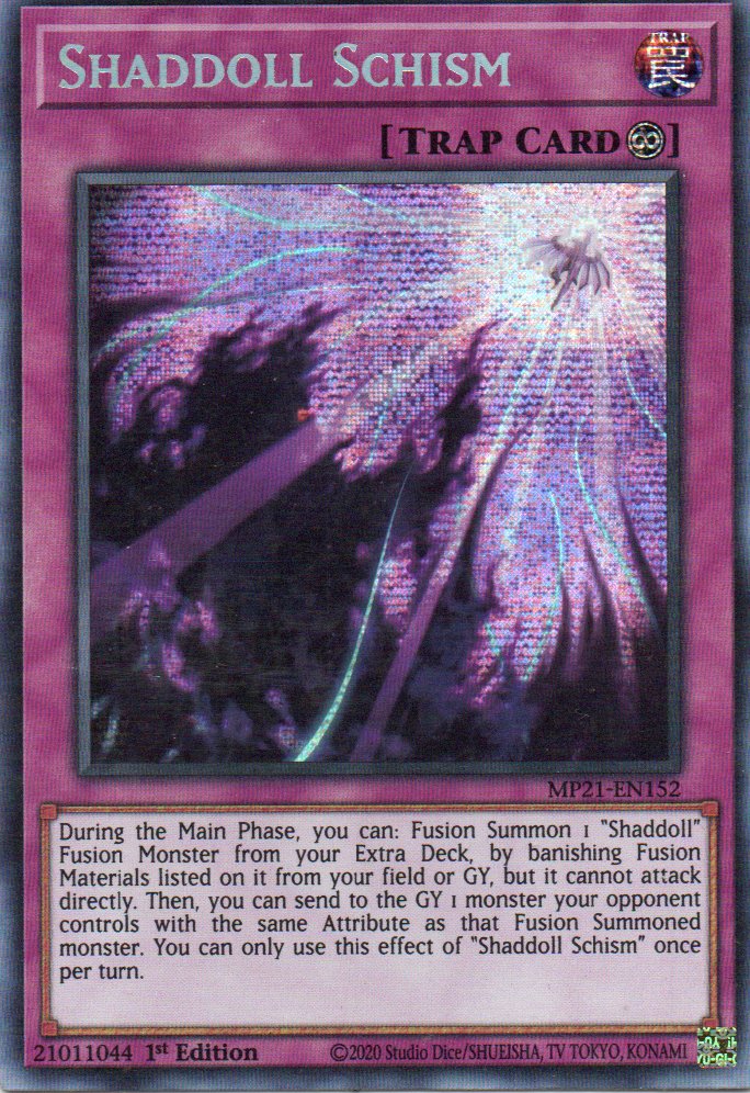 Shaddoll Schism MP21-EN152 Secret rare