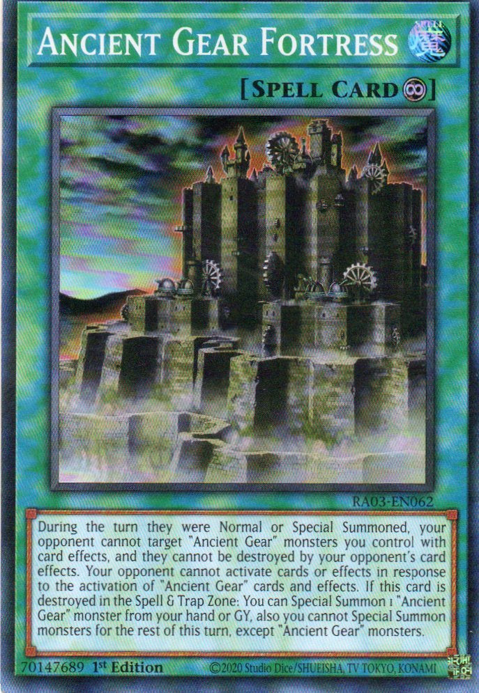 Ancient Gear Fortress RA03-EN062 Super rare