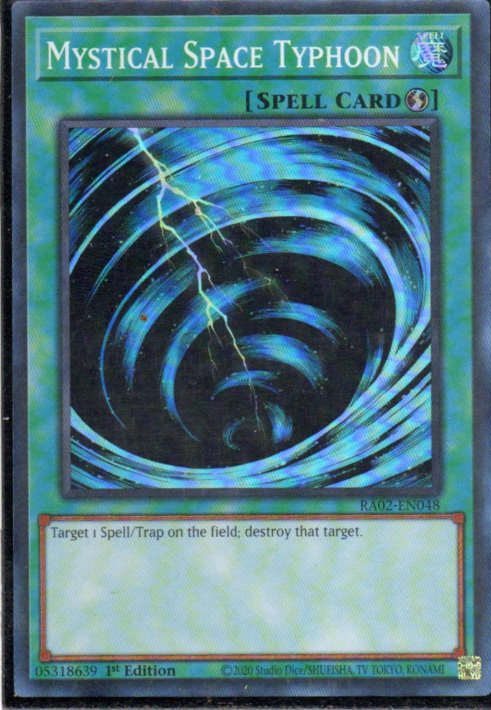Mystical Space Typhon RA02-EN048 Super rare