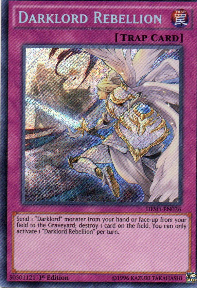 Darklord Rebellion DESO-EN036 Secret rare