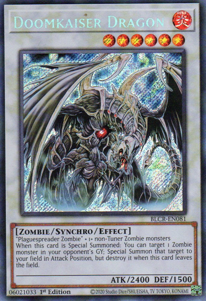 Doomkaiser Dragon BLCR-EN081 Secret rare