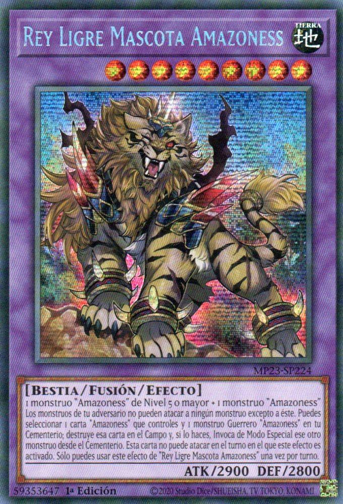 Rey Ligre Mascota Amazoness MP23-SP224 Secret rare