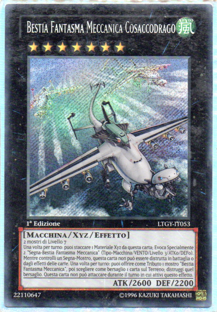 Bestia Fantasma Meccanica Cosaccodrago LTGY-IT053 Secret rare