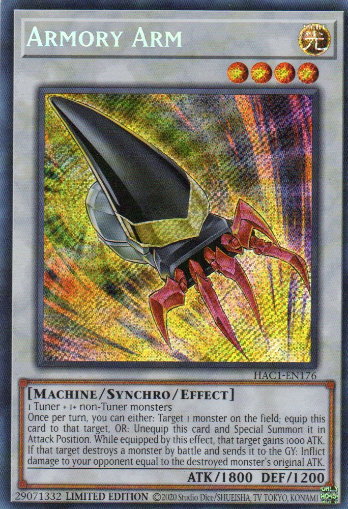 Armory Arm HAC1-EN176 Secret rare