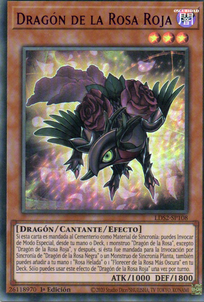 Dragon de la Rosa Roja LDS2-SP108 Ultra rare
