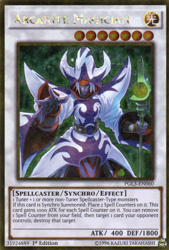 Arcanite Magician PGL3-EN060 Gold rare