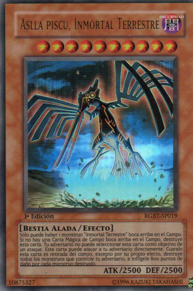 Aslla Piscu, Inmortal Terrestre RGBT-SP019 Ultra rare
