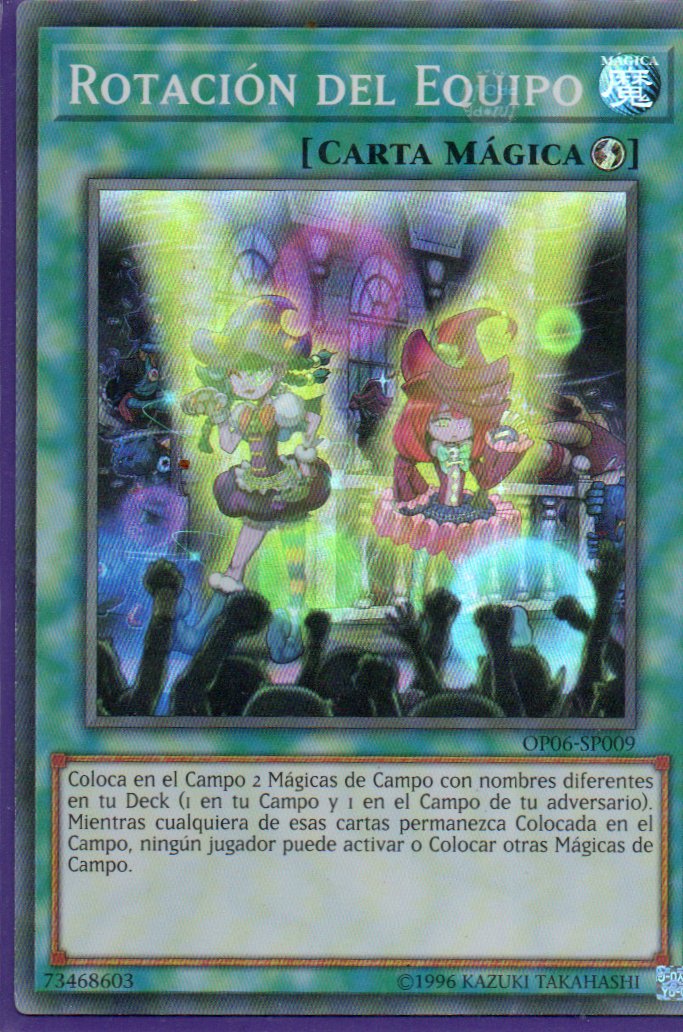 Rotacion del Equipo OP06-SP009 Super rare