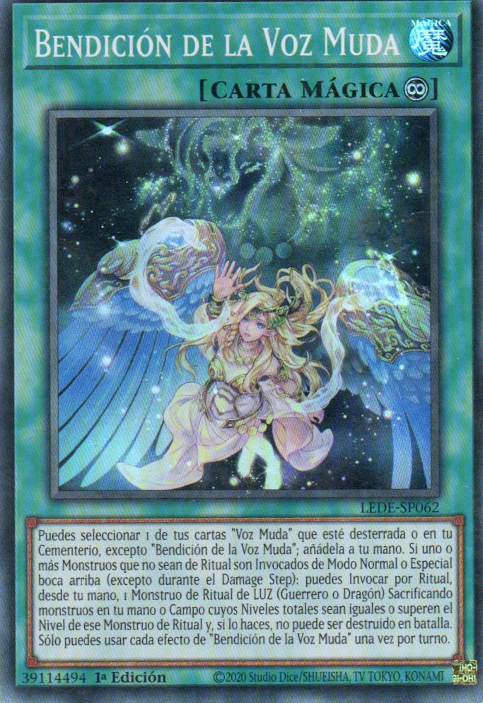 Bendicion de la Voz Muda LEDE-SP062 Super rare
