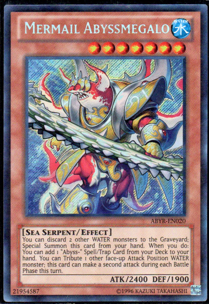 Mermail Abyssmegalo ABYR-EN020 secret rare