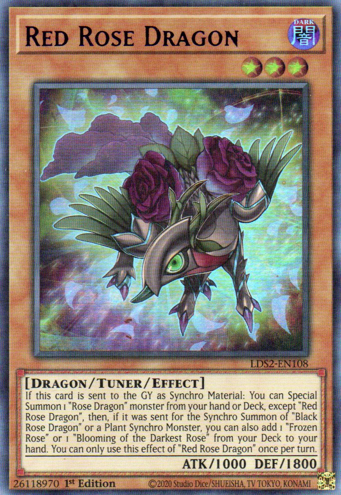 Red Rose Dragon LDS2-EN108 Ultra rare