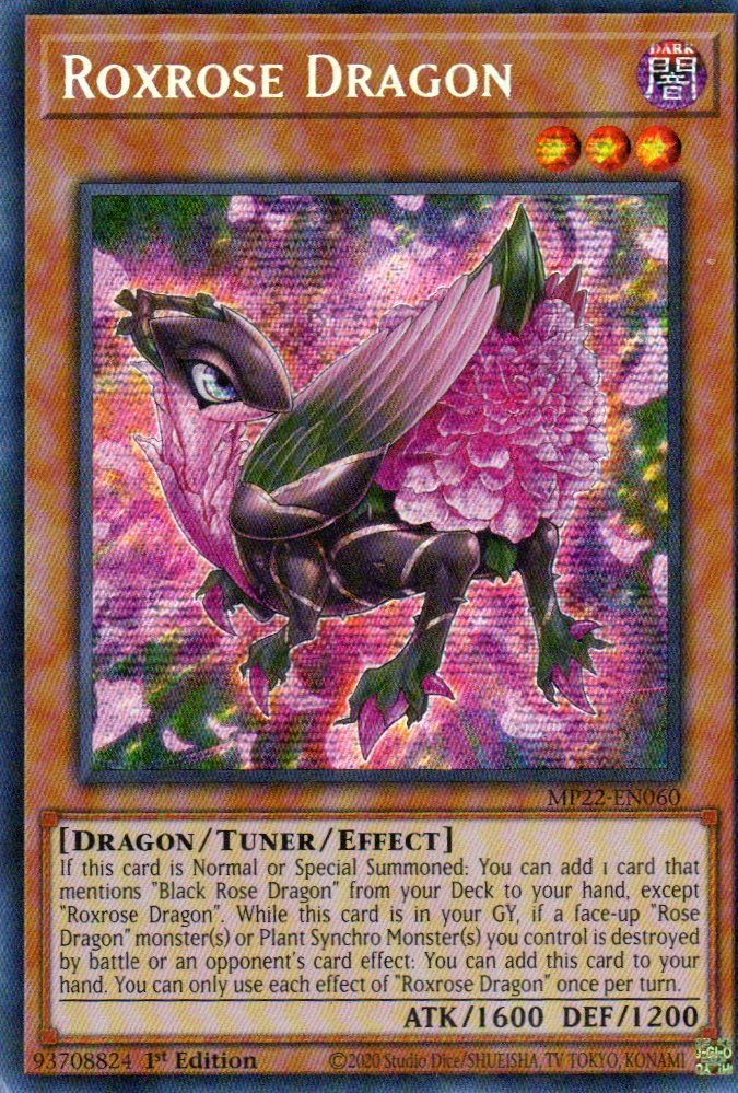 Roxrose Dragon MP22-EN060 Secret rare