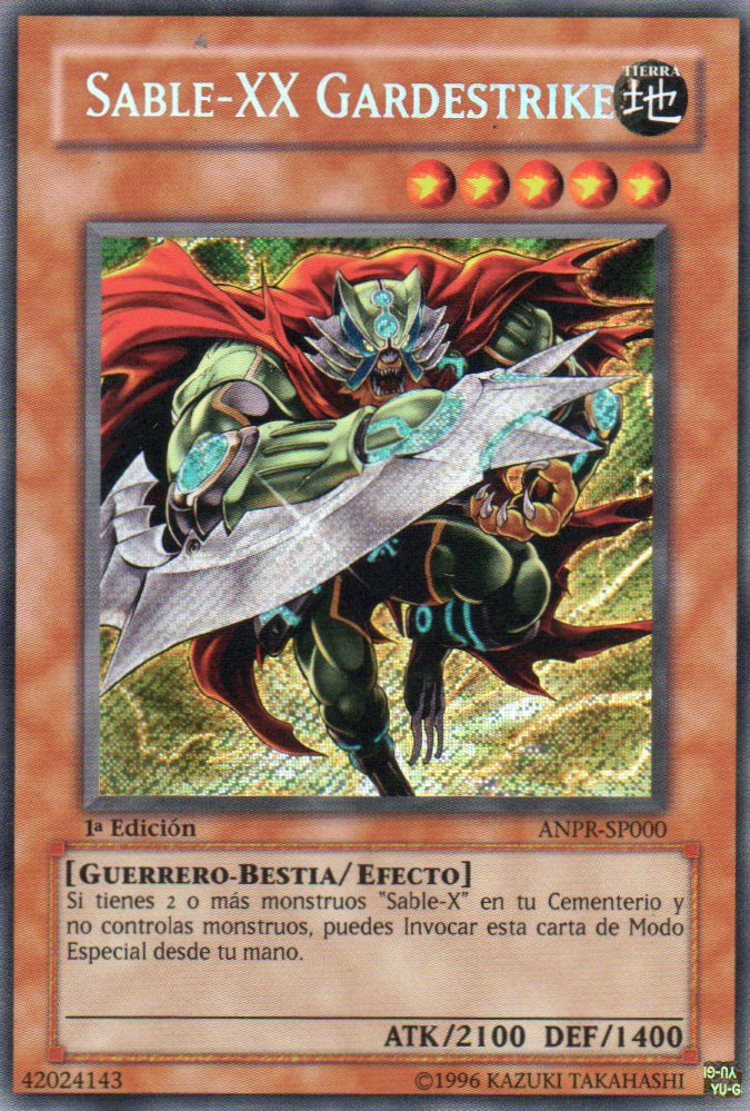 Sable-XX Gardestrike ANPR-SP000 secret rare