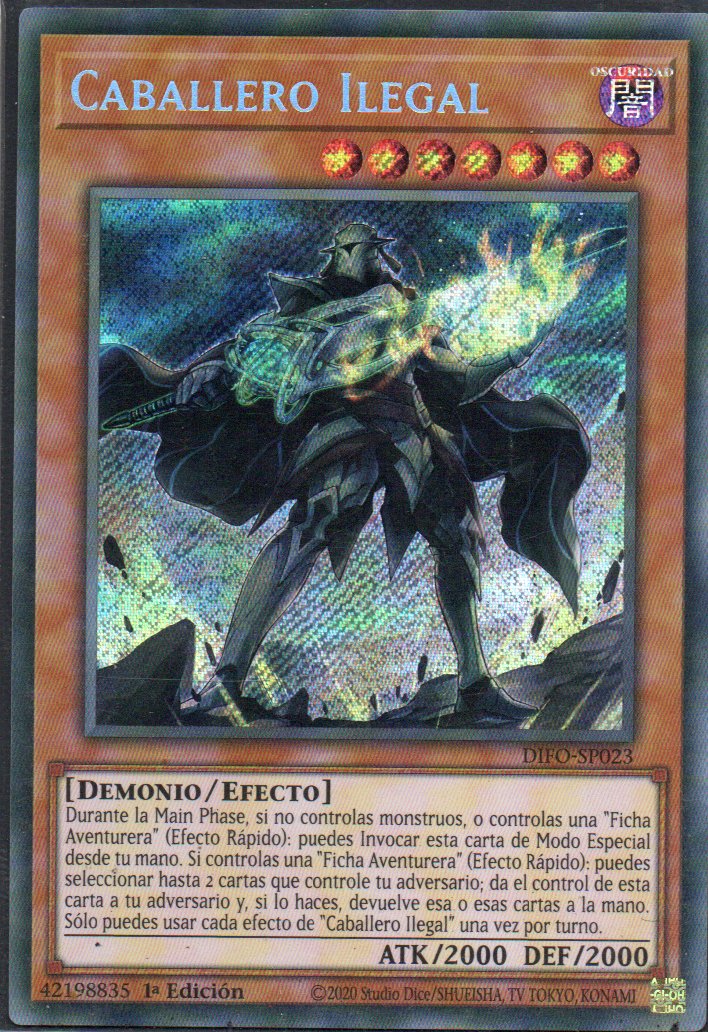 Caballero Ilegal DIFO-SP023 Secret rare