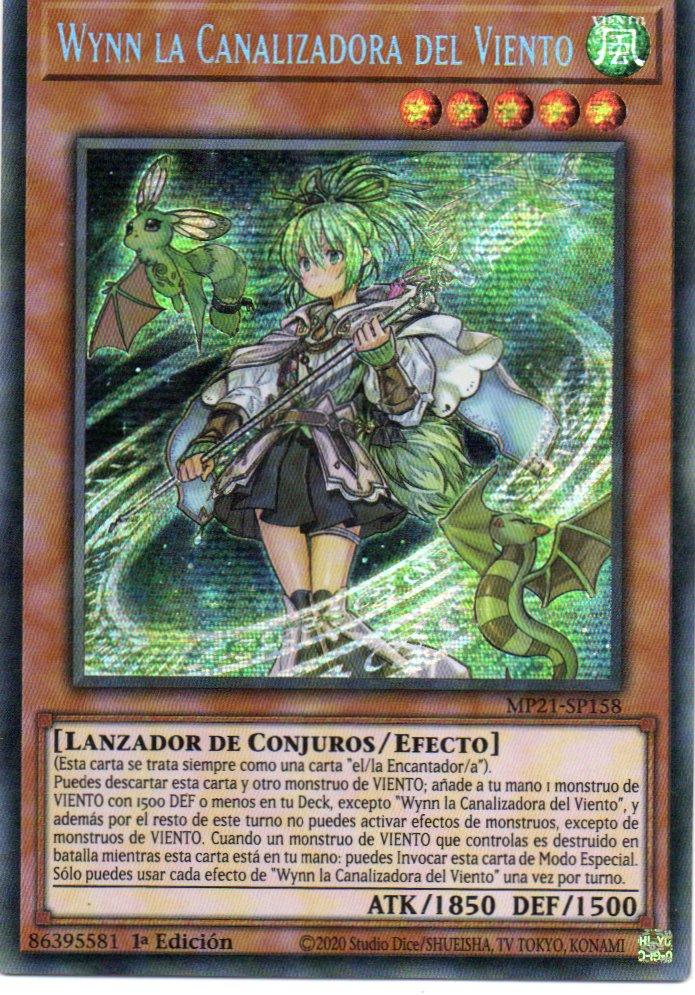 Wynn la Canalizadora del Viento MP21-SP158 Secret rare