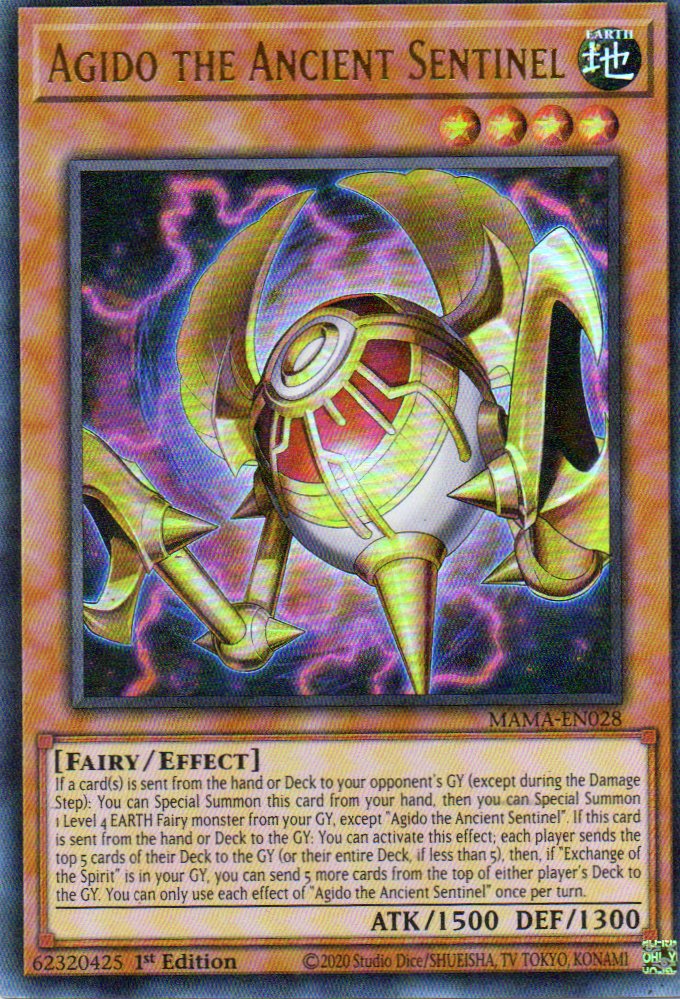 Agido the Ancient Sentinel MAMA-EN028 Ultra rare