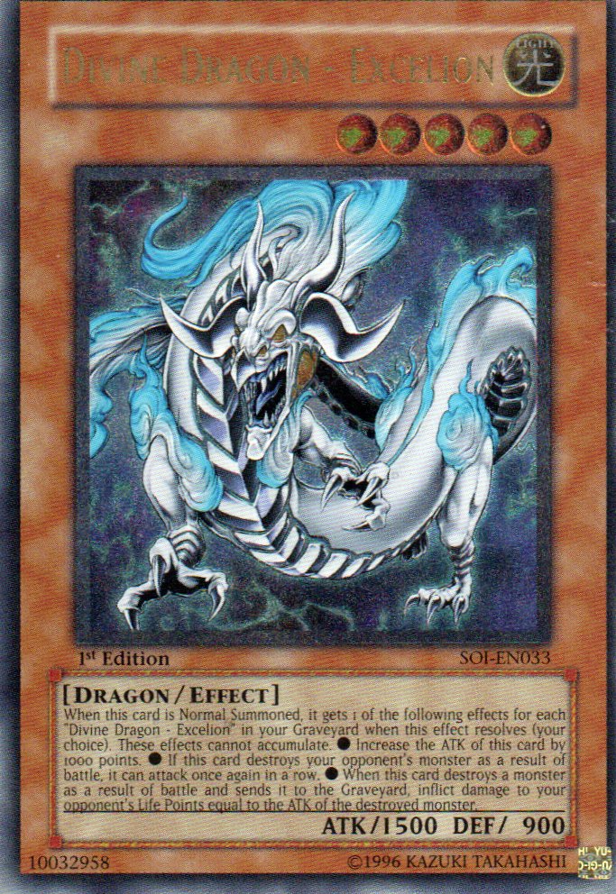 Divine Dragon - Excelion SOI-EN033 Ultimate rare