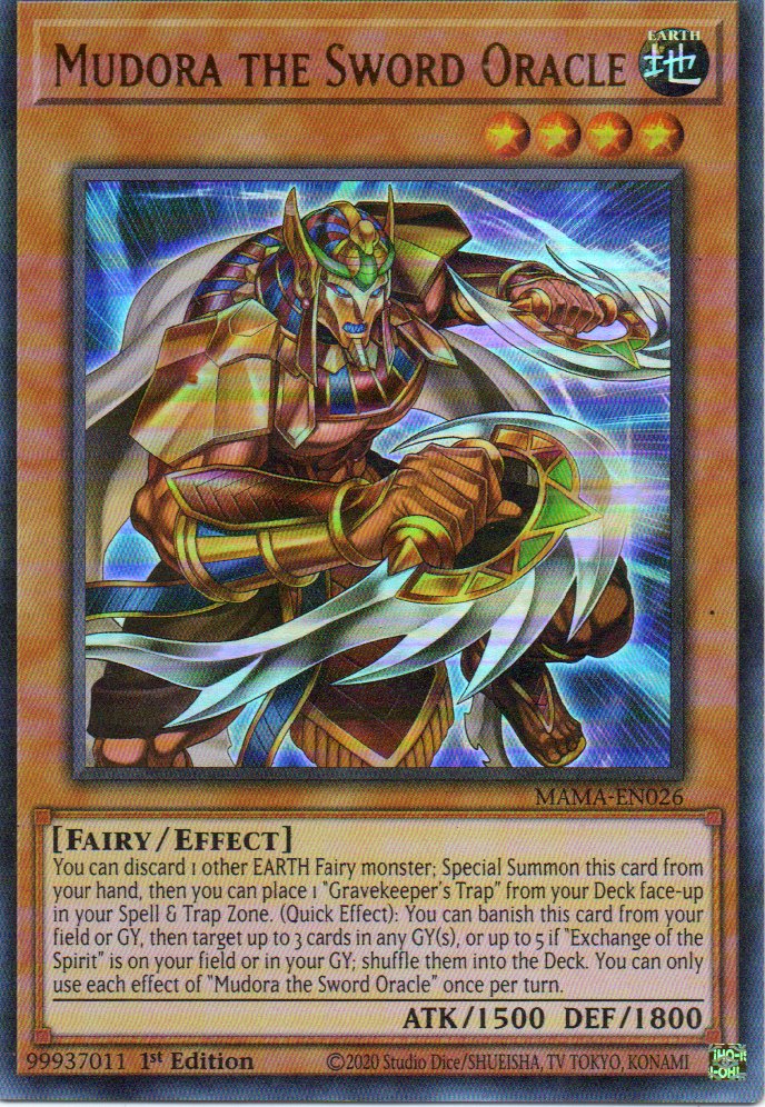 Mudora the Sword Oracle MAMA-EN026 Ultra rare