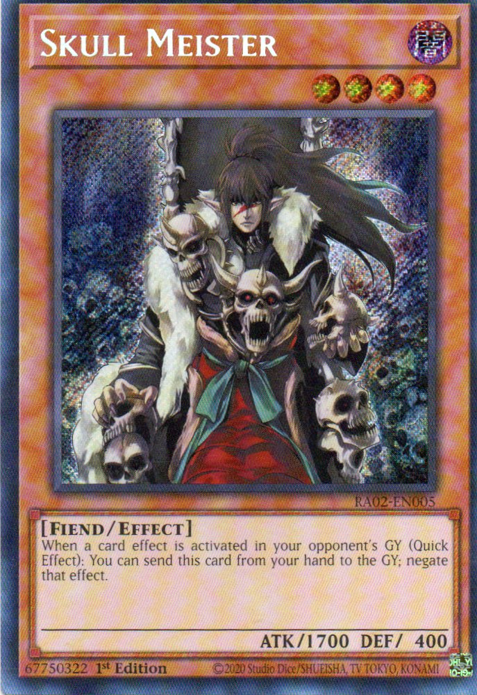 Skull Meister RA02-EN005 Secret rare