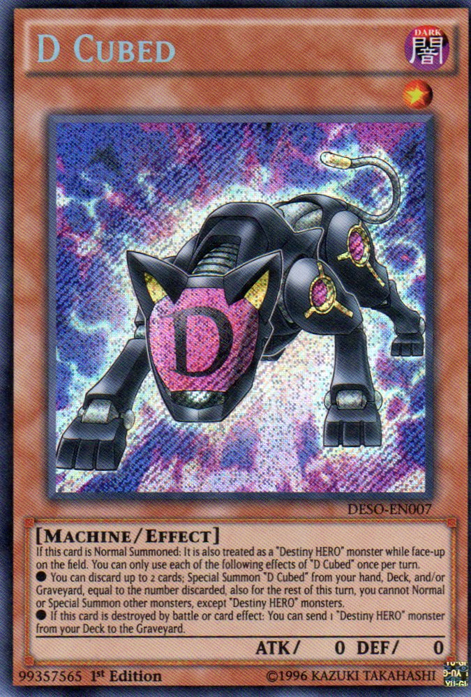 D Cubed DESO-EN007 Secret rare