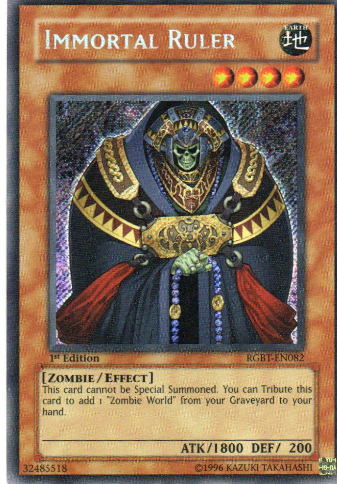 Inmortal Ruler RGBT-EN082 Secret rare