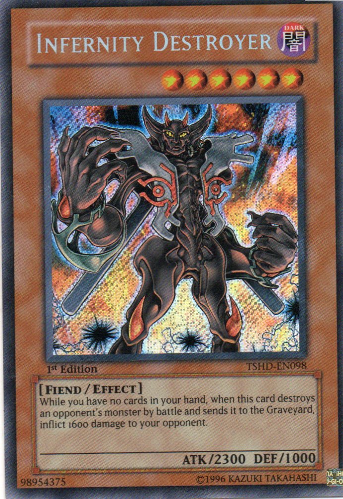 Infernity Destroyer TSHD-EN098 Secret rare