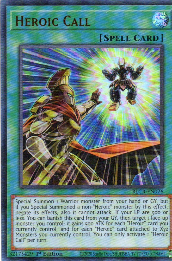 Heroic Call BLCR-EN026 Ultra rare